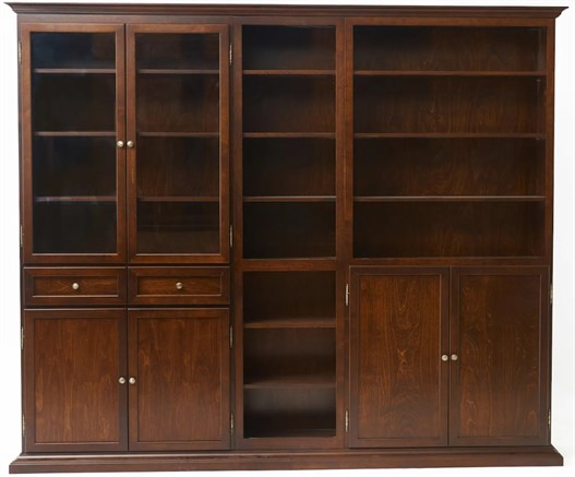 Компоновка шкафов из массива березы "Онегин" TADORNA 257R-159R-260