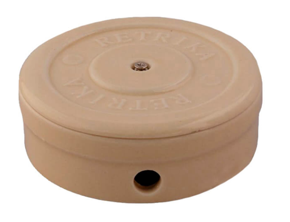 Распаечная коробка D95, Слоновая Кость,  Retrika RR-09025