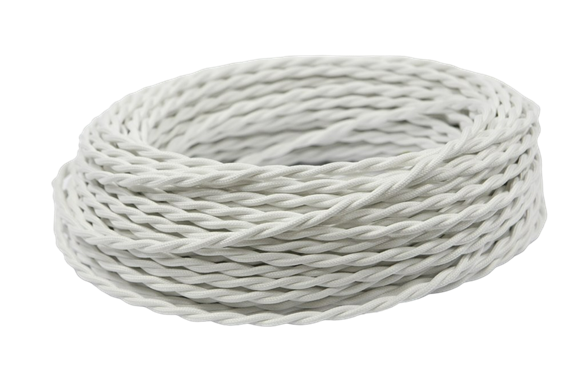 Ретро провод витой (50м) Белый Interior Wire Twist Магус ТМ ПРВ-БЕЛ-50м
