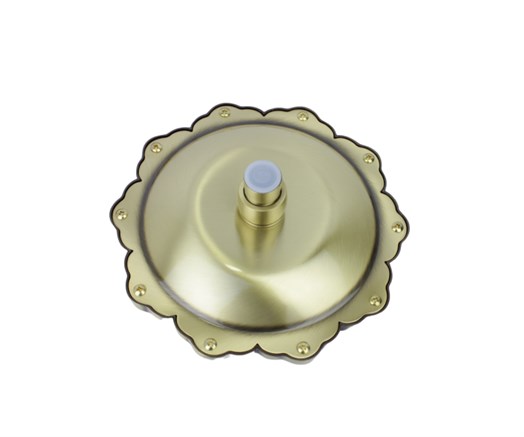 10120DF/1 Комплект для ванной и душа одноручковый длинный (25см) излив, лейка цветок  WINDSOR, Bronze de Luxe - фото 51350