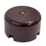 Распределительная коробка 90мм, керамика, коричневый, B1-523-02