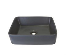 Раковина накладная умывальник SCANDI 1010-GM серая