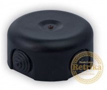 Распаячная коробка Матовая Черная D-90 Retrika RR-09009