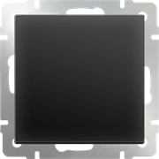 Выключатель одноклавишный  (черный матовый) W1110008