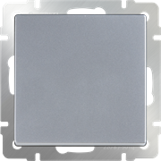 Перекрестный переключатель одноклавишный (серебряный) W1113006