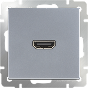 Розетка HDMI (серебряный)  WL06-60-11