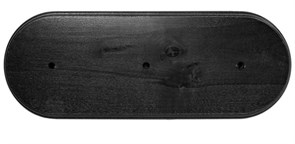 Универсальная подложка 3х-местн. ЭС "Черная" под розетки выключатели ретро