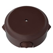 Распределительная коробка пластик D90/D110, Шоколад, Bylectrica КМ-447 шок