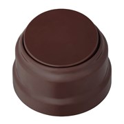 Ретро выключатель 1-клавишный, пластик, шоколад, Bylectrica А16-2211 шоколад