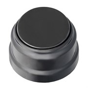 Ретро выключатель 1-клавишный, пластик, черный, Bylectrica А16-2211 черный