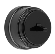 Ретро выключатель 1-тумблерный, пластик, черный, Bylectrica А16-2213 черный