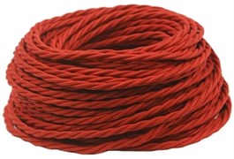 Ретро провод витой (50м) Красный Interior Wire Twist Магус ТМ ПВР-КРС-50м