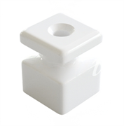 Изолятор фарфоровый квадратный Белый Мезонин GE80025-01