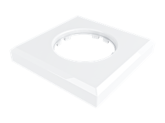 Рамка 1-местная пластиковая для скрытой установки, прямоугольник, цвет - белый, серия ЛАХТА, МезонинЪ, GE35721-01
