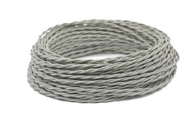 Ретро провод витой (50м) Серый Interior Wire Twist Магус ТМ ПВР-СЕР-50