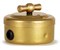 Переключатель ретро поворотный 1 кл. "Gold" VINTAGE-BRASS 30101-6