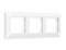 AF110123 Рамка ALFA Line (Белый матовый) 3-ая, AMBRELLA VOLT, AF110123 - фото 106443