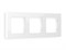 AF220103 Рамка ALFA Techno (Белый глянец) 3-ая, AMBRELLA VOLT, AF220103 - фото 106705