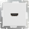 Розетка HDMI (белый) W1186001 - фото 16480