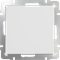 Выключатель одноклавишный проходной (белый) W1112001 - фото 16525