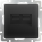 Розетка двойная Ethernet RJ-45 (черный матовый) W1182208 - фото 16553