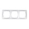 Рамка пластиковая 3-постовая серебро LK60 LK STUDIO 864303