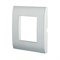 Рамка пластиковая 1-постовая (серебристый металлик) LK45 LK STUDIO 854103