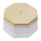 Коробка распределительная ретро, пластиковая, белая, фигурная, Salvador, PL.BOX.2WT.NK - фото 44752