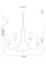 Подвесная люстра Lucia Tucci MADRID 116.6.3 - фото 46802