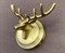 81152 Крючок настенный ОЛЕНЬ, бронза, Bronze de Luxe - фото 50853