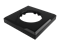 Рамка 1-местная пластиковая для скрытой установки, прямоугольник, цвет - черный, серия ЛАХТА, МезонинЪ, GE35721-05