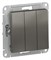Сталь Выключатель 3-клавишный сх.1+1+1, 10АХ, механизм Systeme Electric AtlasDesign ATN000931 - фото 74508