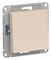 Беж Кнопка нажимная сх.1, 10АХ, механизм Systeme Electric AtlasDesign ATN000215 - фото 75064