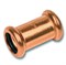 Муфта соединительная для труб ø 15 мм, Медь, Retrika - фото 94060